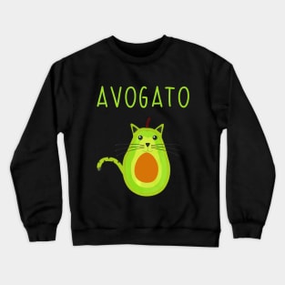 Cinco De Meow Avogato Cat Avocado Crewneck Sweatshirt